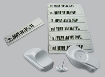 etichette magneto-acustiche per antitaccheggio